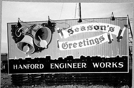 Holiday billboard